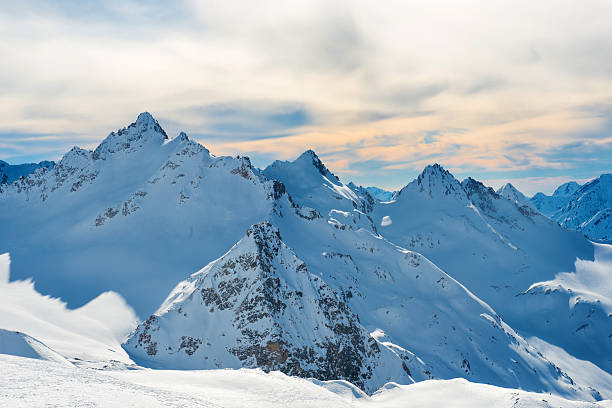 istock Winter and snow in blue mountains 587942974