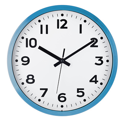 wall clock o'clock time hours minutes seconds 3D