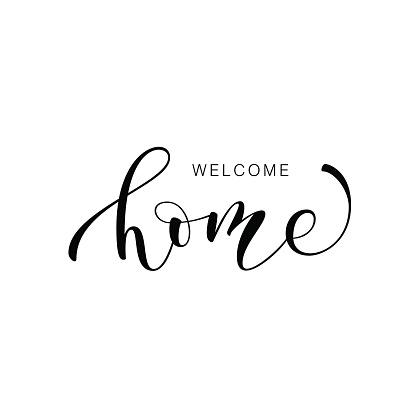 Welcome home card.