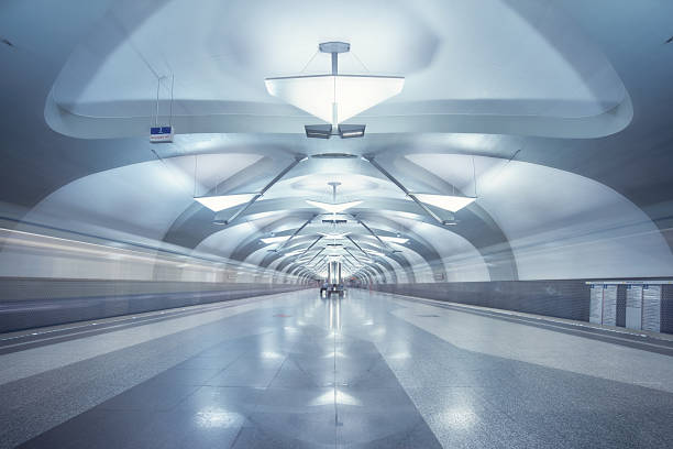 istock Modern Subway Station, Moscow, Russia 587950390