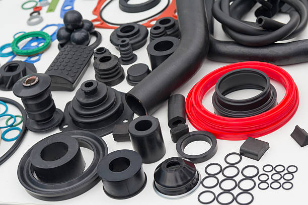 varios productos de caucho y productos de sellado - rubber fotografías e imágenes de stock