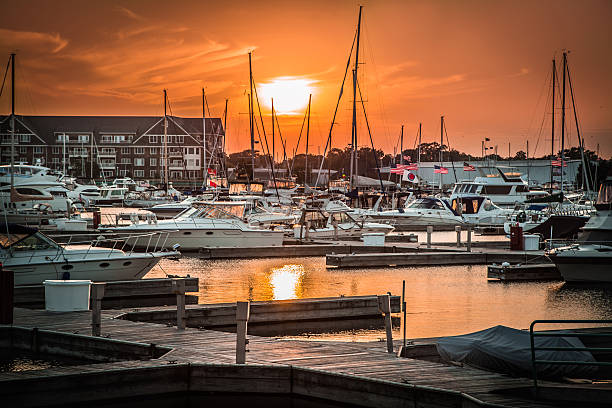 istock Racine, WI Reefpoint Marina 587950972