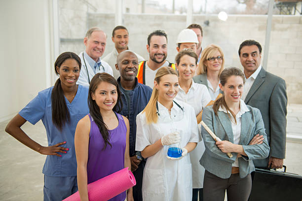 istock Varied Group of Professional Occupations 587953030