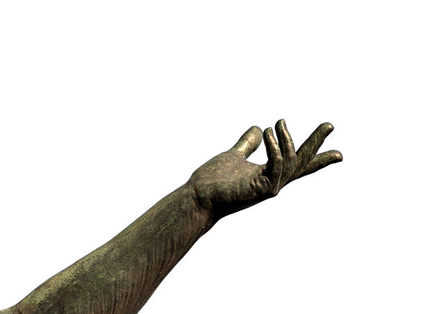 istock statue with arm and hand extended upward 587954966