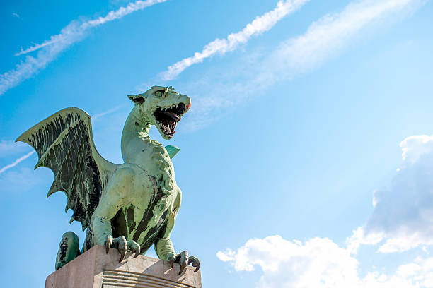 istock Dragon statue in Ljubljana 588223478