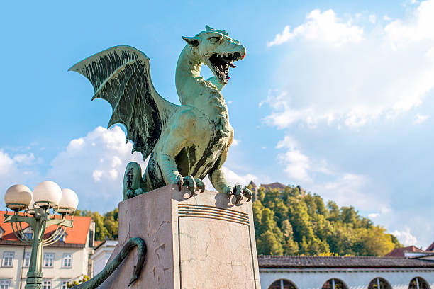 istock Dragon statue in Ljubljana 588223614