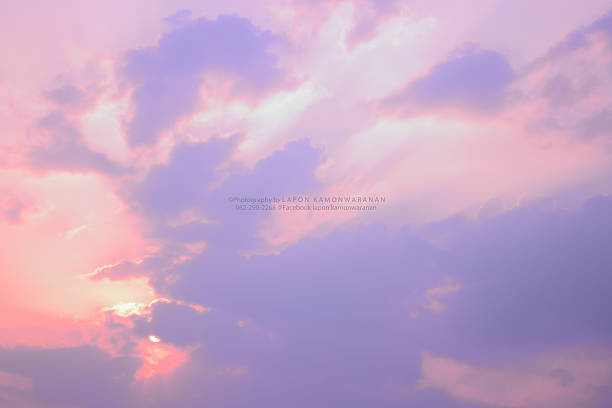 Dreamy Anime Sunrise And Sunset Pastel Sky Background Stock Photo -  Download Image Now - iStock