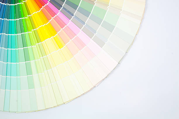 istock Paint colour palette in close-up. 588251322