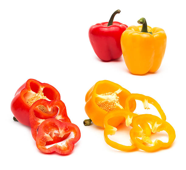 istock red and yellow peppers isolated 588251986