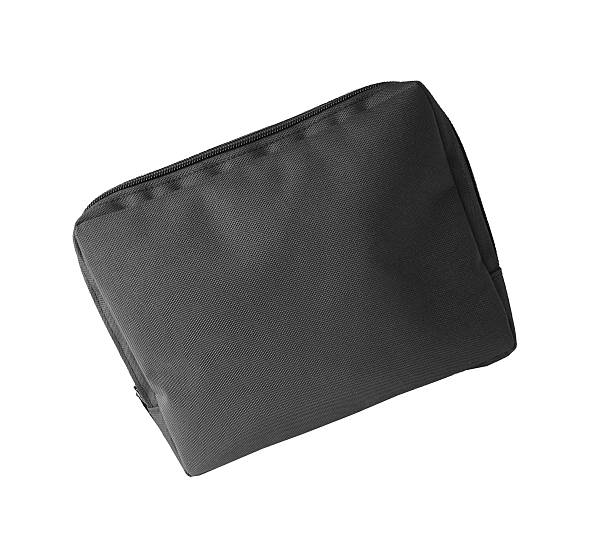 istock Black laptop case isolated on white background. 588255880