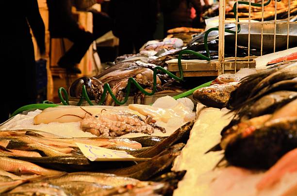 istock Fish market in Santiago 588261792
