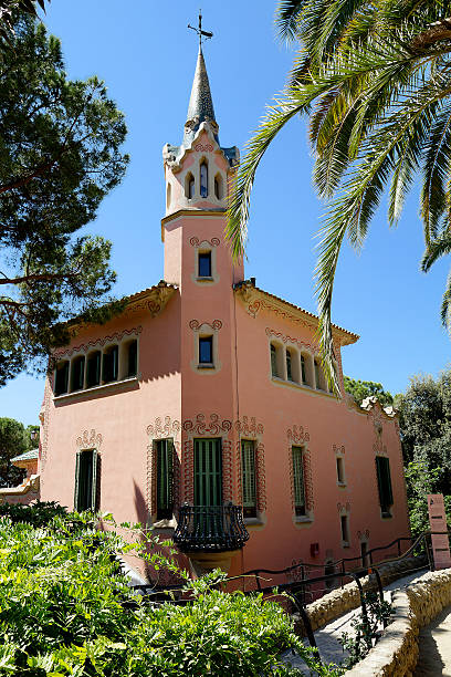 istock The architecture of Park Guell. Barcelona. 588262234