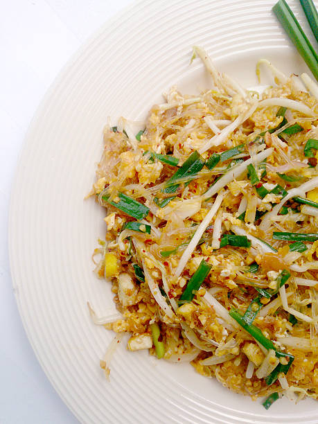 istock Thai food Pad thai, Pad Thai, stir-fried rice noodles. 588263602