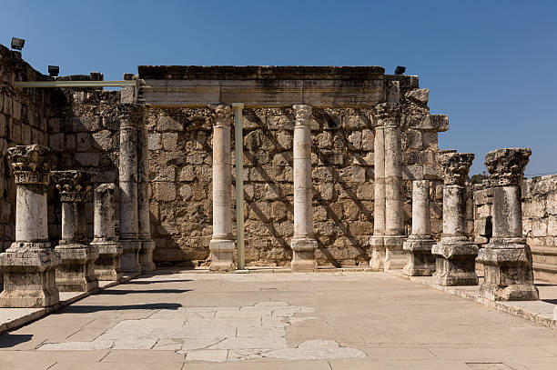 istock ruins of ancient synagogue in Capernaum - Israel 588263696
