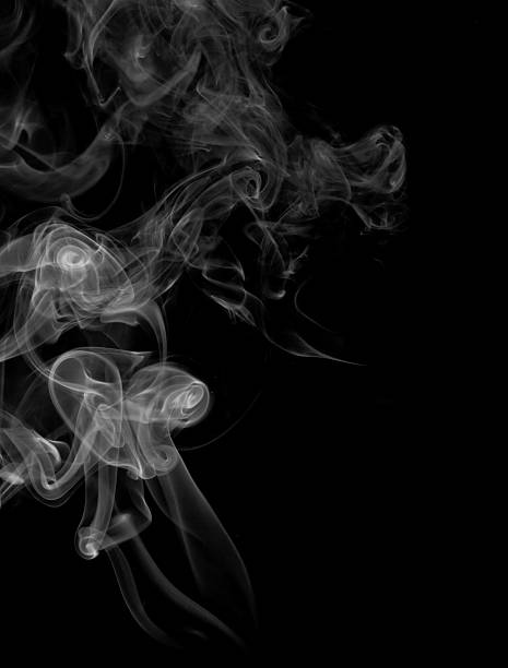 istock Abstract smoke moves on a black background 588264368