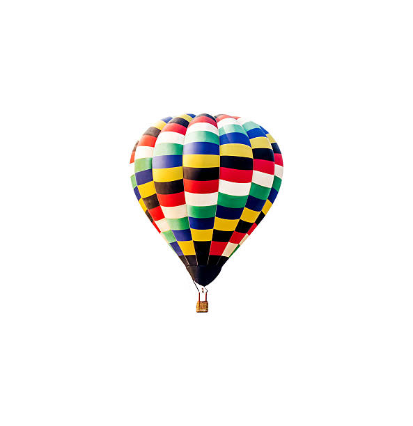 istock hot air balloon isolated on white background 588265782