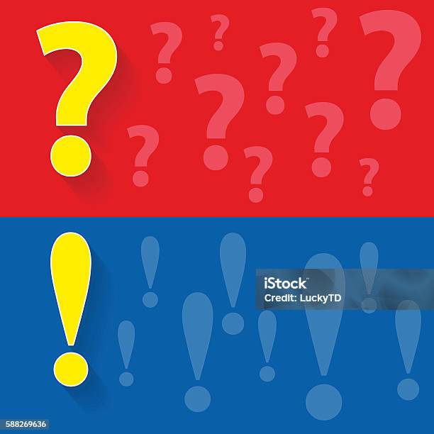 Vector Question And Answer Background Stock Illustration - Download ...