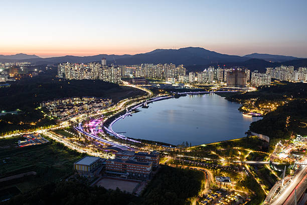 istock Suwon City Night View 588348778