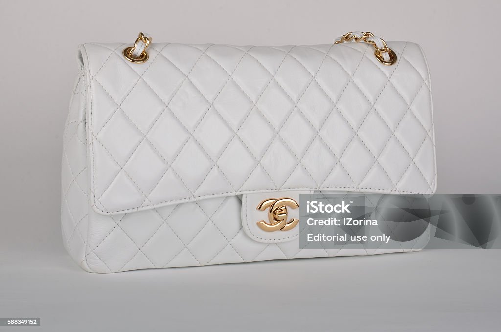 White Chanel Bag Stock Photo - Download Image Now - Chanel - Designer  Label, Bag, Elegance - iStock