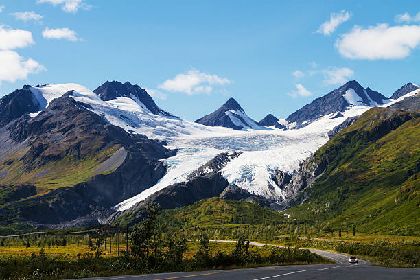 Worthington Glacier, Alaska Worthington Glacier at the Richardson Highway in Alaska, USA  Worthington stock pictures, royalty-free photos & images