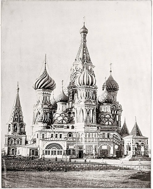 istock Church of St. Basil, Moscow, Russia 588353036