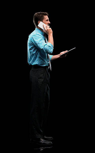 istock Businessman talking on phone 588353056