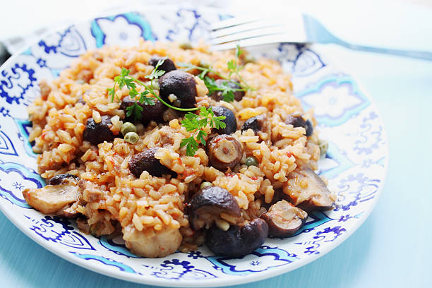 istock risotto with green peas 588359526