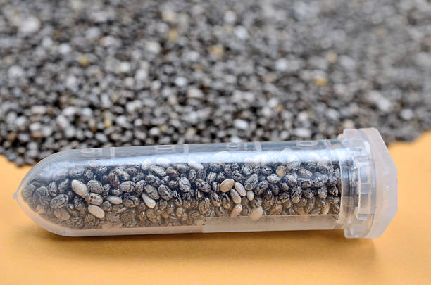 istock Chia in tube on table 588359866