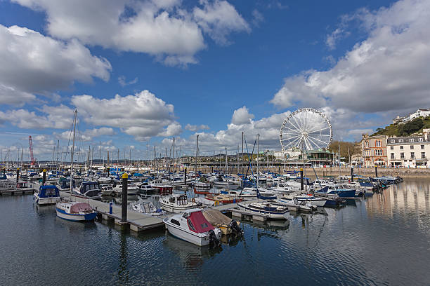 Torquay Torquay Harbour in England, UK torquay uk stock pictures, royalty-free photos & images