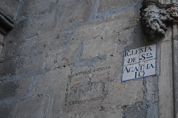 istock Street sign in Barcelona 588359930