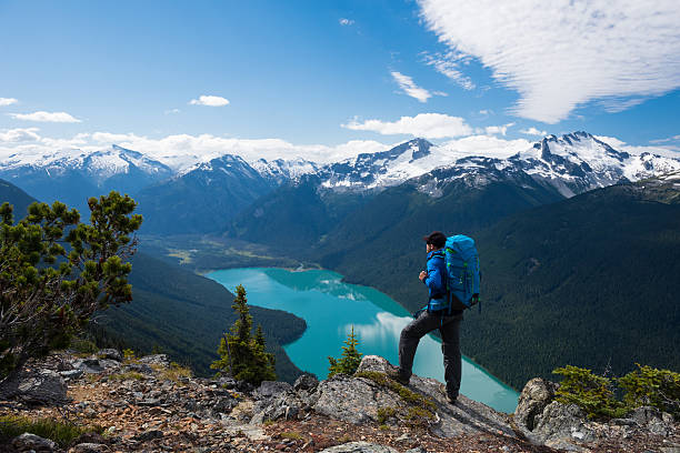 Living an active lifestyle Enjoying a healthy lifestyle in the great outdoors garibaldi park stock pictures, royalty-free photos & images