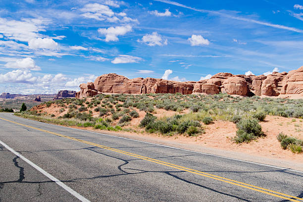 istock Drive Through in Arches National Park; Utah;USA 588361992