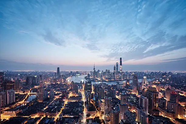 Photo of Aerial view of Shanghai