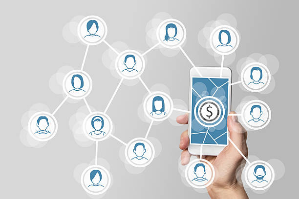 istock Monetization and sales in social and mobile networks 588366070