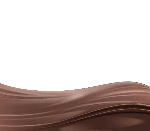 Vector illustration of Abstract chocolate background