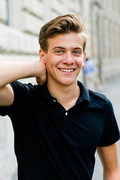 istock Smiling teenage boy. 588372164