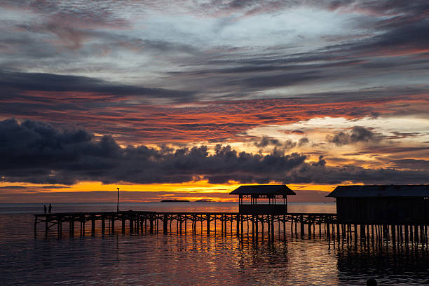 istock Jetty and Sunset in Raja Ampat 588374328