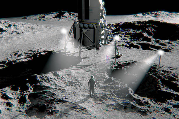 istock Astronaut and mysterious alien life form 588374868