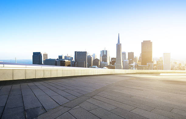 istock cityscape and skyline of san francisco from empty floor 588376120