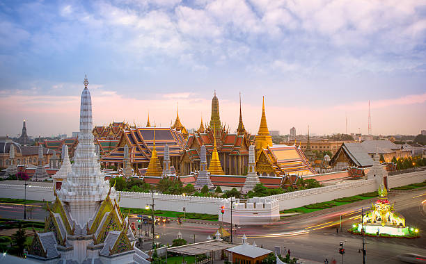 istock Bangkok City Pillars Shrine and Wat Phra Kaew 588380540