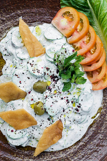 istock laban yoghurt cucumber middle eastern lebanese dip snack food 588381626
