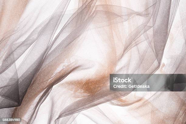 Soft Chiffon Fabric Texture Background Stock Photo - Download Image Now - Backgrounds, Fashion, Abstract