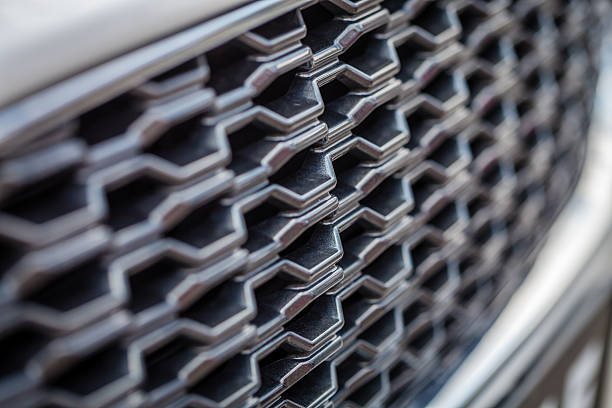 istock Vintage sport car break light closeup 588385898