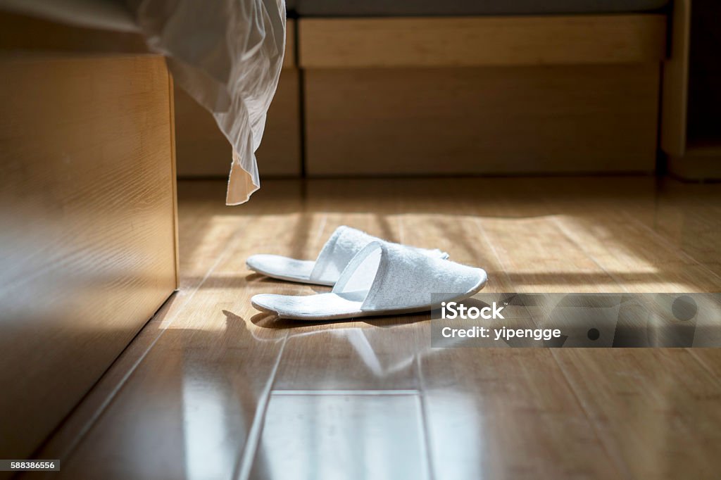 slippers on floor Slipper Stock Photo