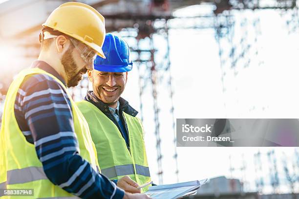 Good Engineering Team Is Guarantee To Success Stock Photo - Download Image Now - Business, Construction Industry, Road Construction
