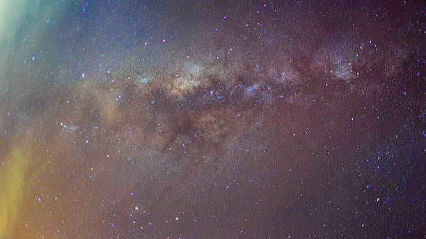istock Abstract milky way in the night sky background 588389506