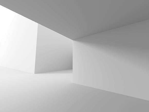 istock White Architecture Background. Modern Futuristic Building Exteri 588390916