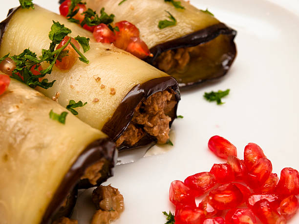 Eggplant roulades