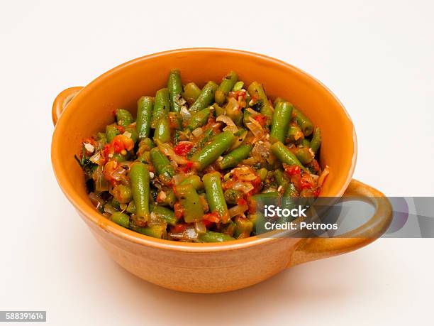 Lobio With Green Beans Stock Photo - Download Image Now - Appetizer, Bowl, Cooking Oil