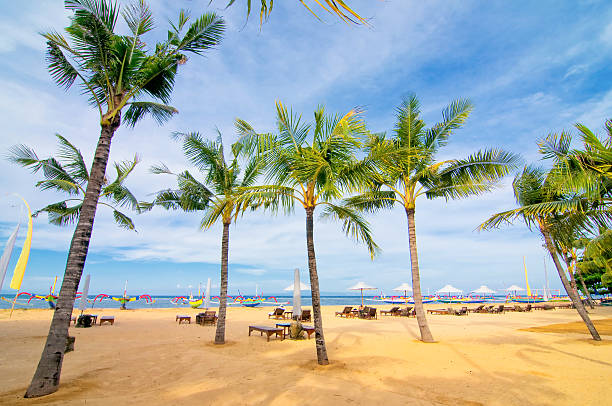 istock Sanur beach on Bali island, Indonesia 588393666